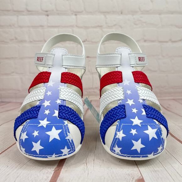 Reef Water Beachy Americana 24 Kids Sandals Size 2 - Picture 6 of 11